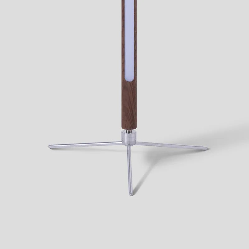 Lampadaire bois led design moderne - vue 7 sur 8