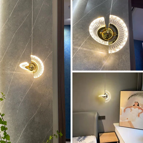 lustre design ufo pour décoration moderne de chambre - vue 6 sur 7