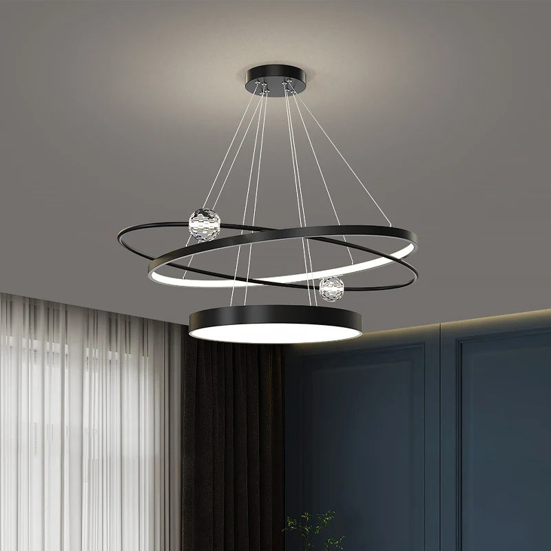suspension nordique pour éclairage intérieur moderne et élégant - vue 4 sur 10
