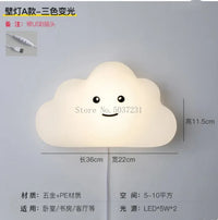 applique murale nuage pour décoration chambre enfant moderne