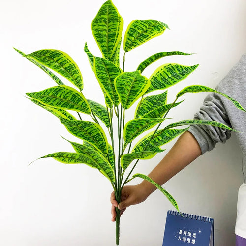 plante artificielle monstera tropicale à feuilles décoratives pour intérieur jardin - vue 9 sur 13