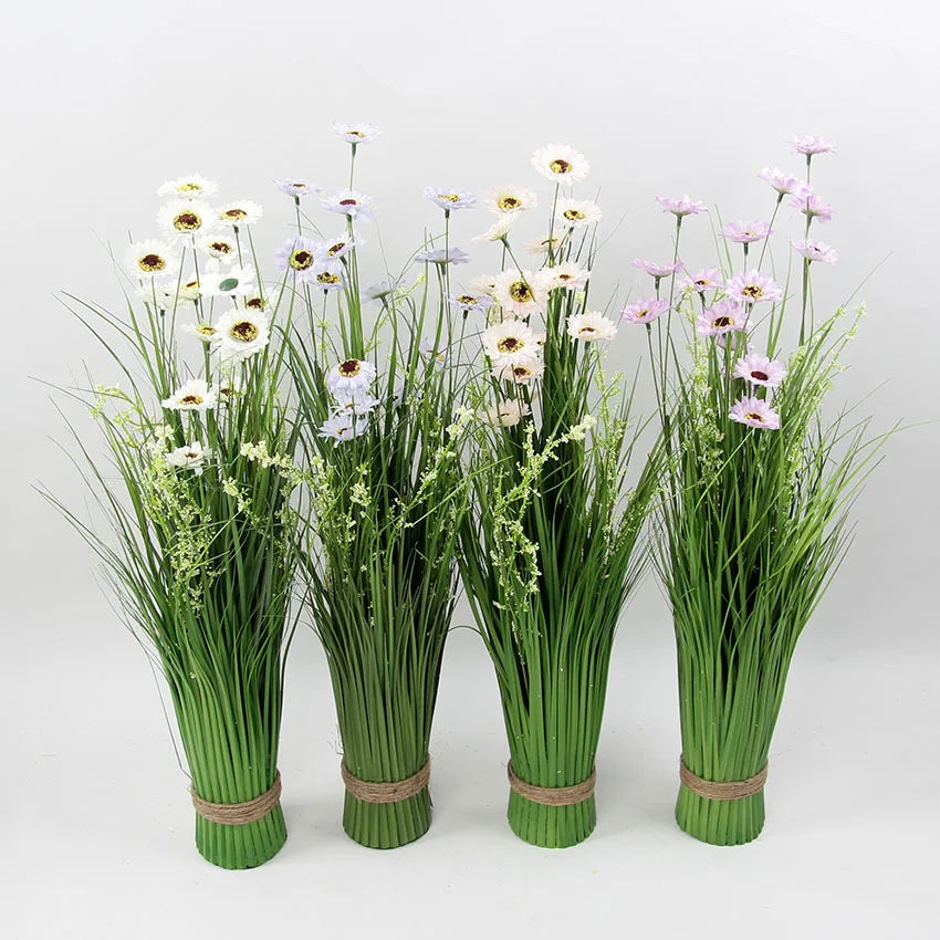 plantes artificielles oignon vert pour décoration intérieure et extérieure - vue 5 sur 23