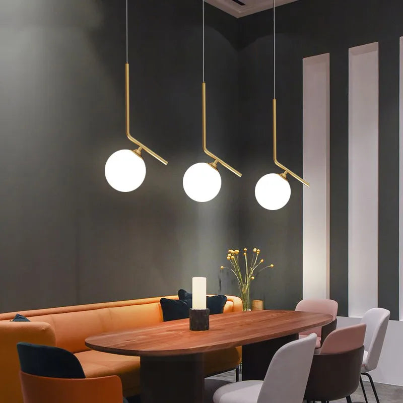 suspension moderne à bulles design créatif en verre pour décoration élégante - vue 4 sur 8