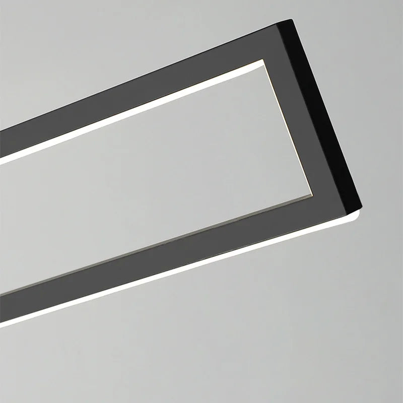 suspension led modernes rectangle pour intérieur
