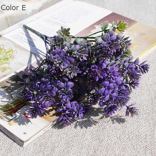 28 têtes de plantes succulentes artificielles pour décoration mariage jardin - vue 6 sur 12