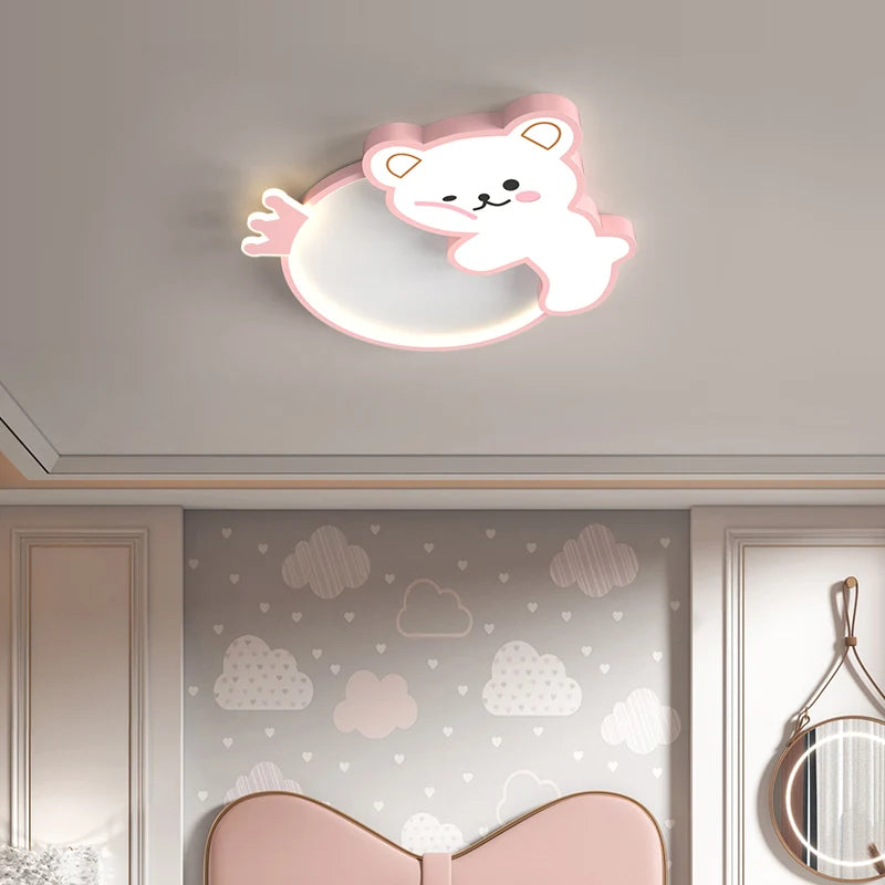 plafonnier ours mignon pour intérieur et décoration enfant - vue 3 sur 10