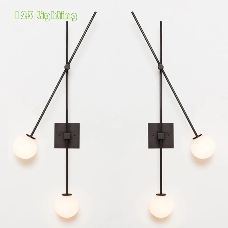 applique murale minimaliste en verre pour intérieur moderne - vue 5 sur 8