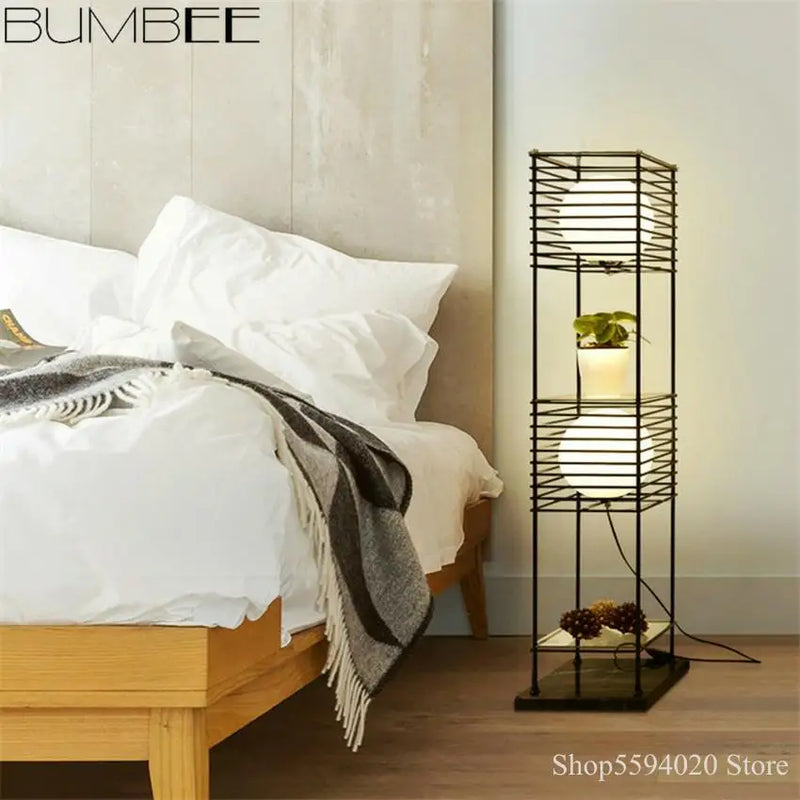 lampadaire led sur pied style chinois décoratif pour la maison