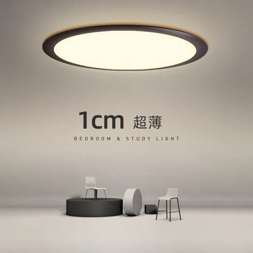 plafonnier led ultra-fin moderne simple luminaire décoratif nordique