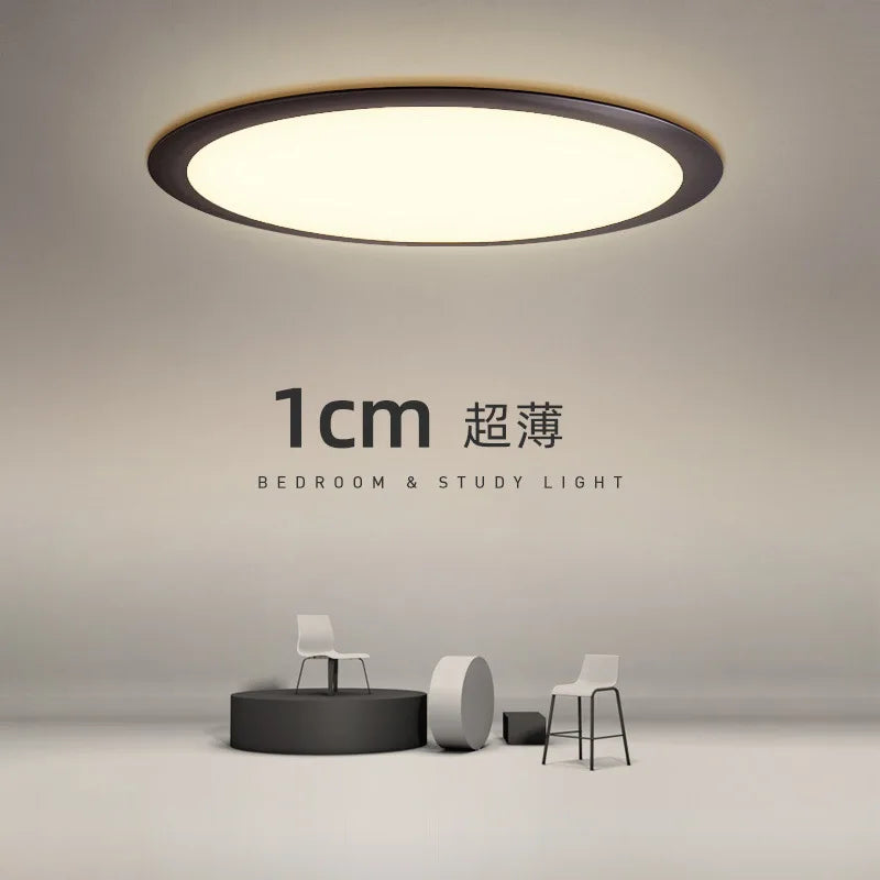 plafonnier led ultra-fin moderne simple luminaire décoratif nordique