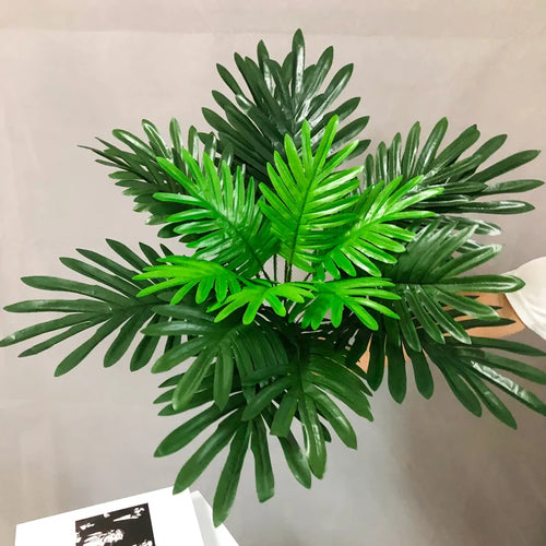 bouquet de fausses feuilles de palmier tropical décoratif pour fêtes et événements - vue 11 sur 13