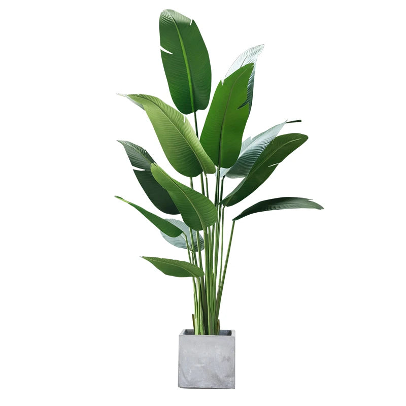 plantes tropicales arbre artificiel en pot décoration intérieure et extérieure - vue 4 sur 8