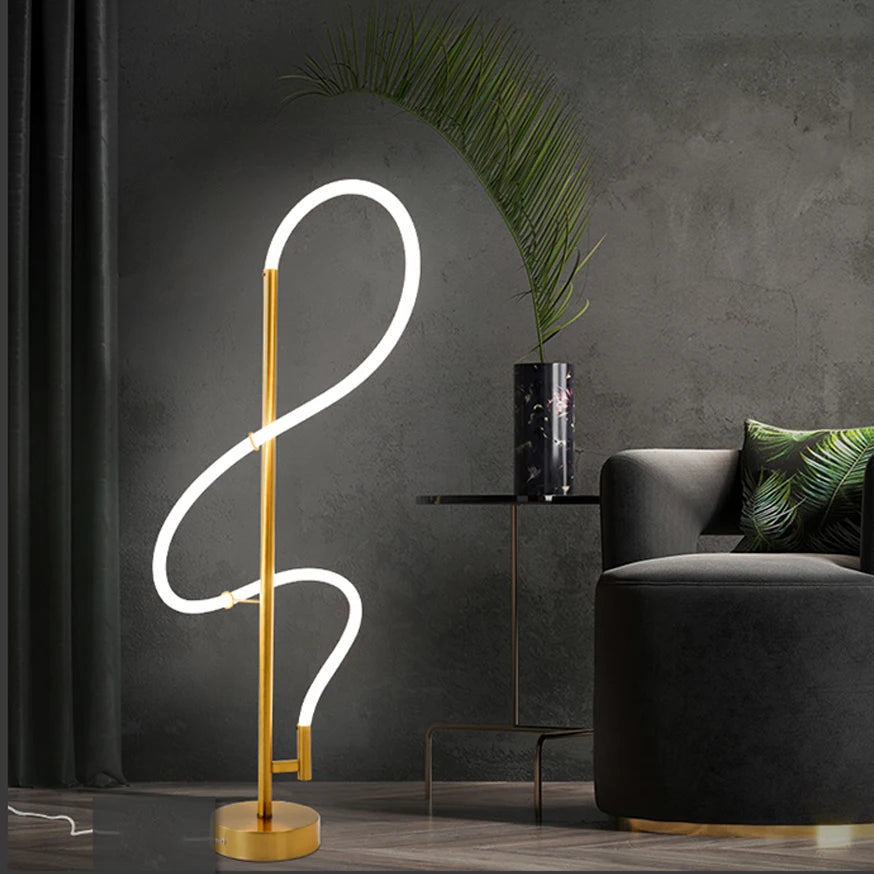 lampadaire led postmoderne notes musicales pour diverses pièces - vue 6 sur 21