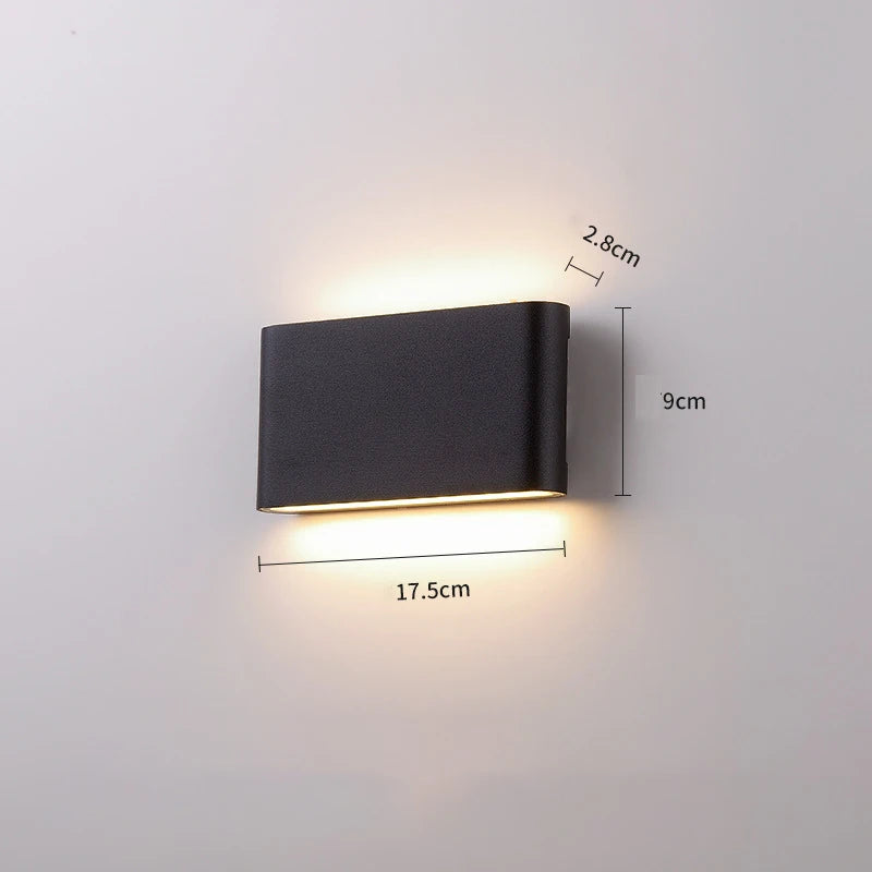 applique murale 	ip65 étanche pour jardin extérieur - vue 5 sur 9