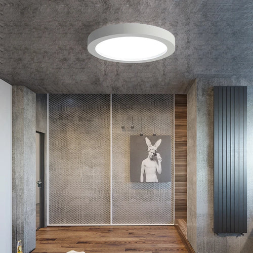 plafonnier led moderne à intensité variable en fer pour intérieur - vue 6 sur 6