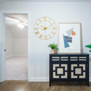 horloge murale silencieuse en fer décoration simple pour la maison