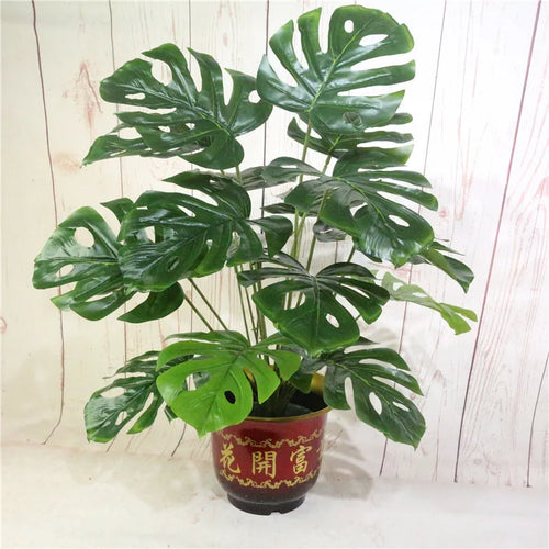 plantes artificielles tropicales monstera pour décoration intérieure - vue 10 sur 9