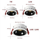 spot led encastrable plafond nid d'abeille sans éblouissement