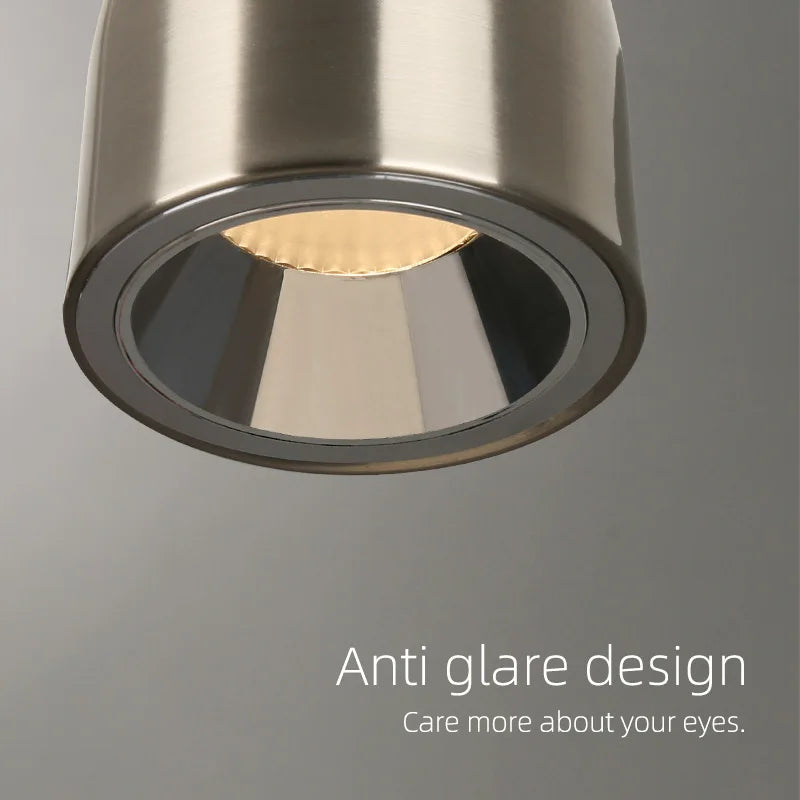 Suspension design LED nordique Nickel brossé - vue 5 sur 6