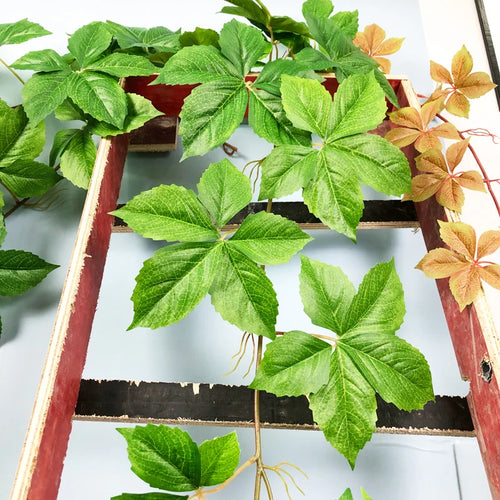 plantes artificielles avec grandes feuilles pour décoration murale - vue 5 sur 6