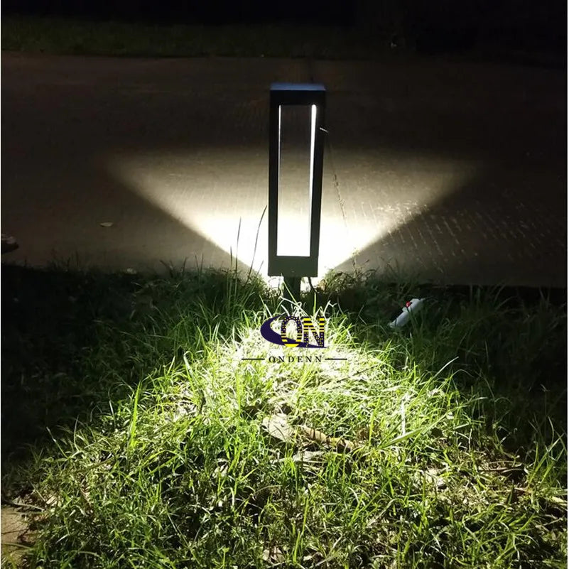 IP68 extérieur 15W Led lumière de jardin moderne en aluminium Led lampes à gazon paysage projecteur pour jardin cour AC85-265V DC12V - vue 4 sur 10
