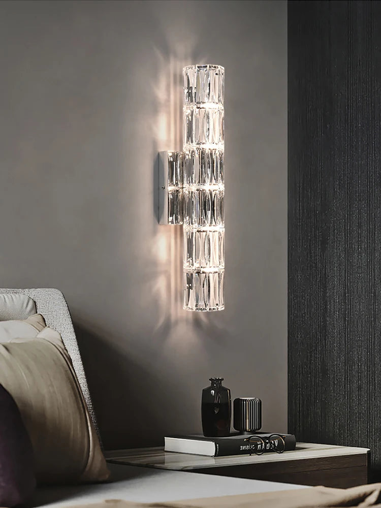 Applique moderne applique pour salon luxe cristal applique murale LED lumière nordique chambre chevet applique murale Luminaire lampe d'intérieur