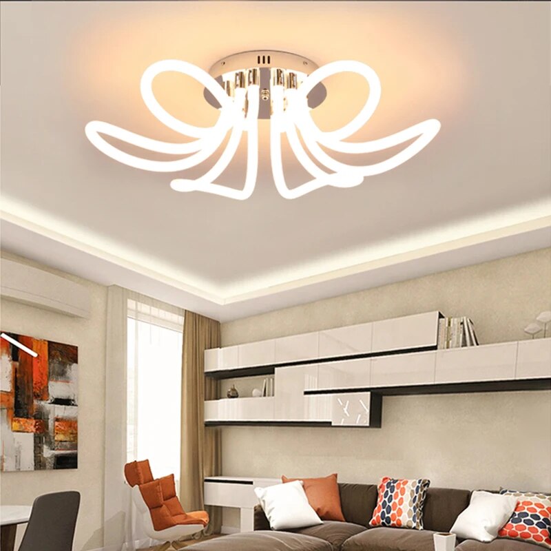 Lustre LED nordique moderne