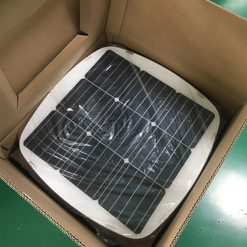 lampadaire extérieur solaire éclairage 360 éventail avec capteur crépuscule-aube - vue 4 sur 4