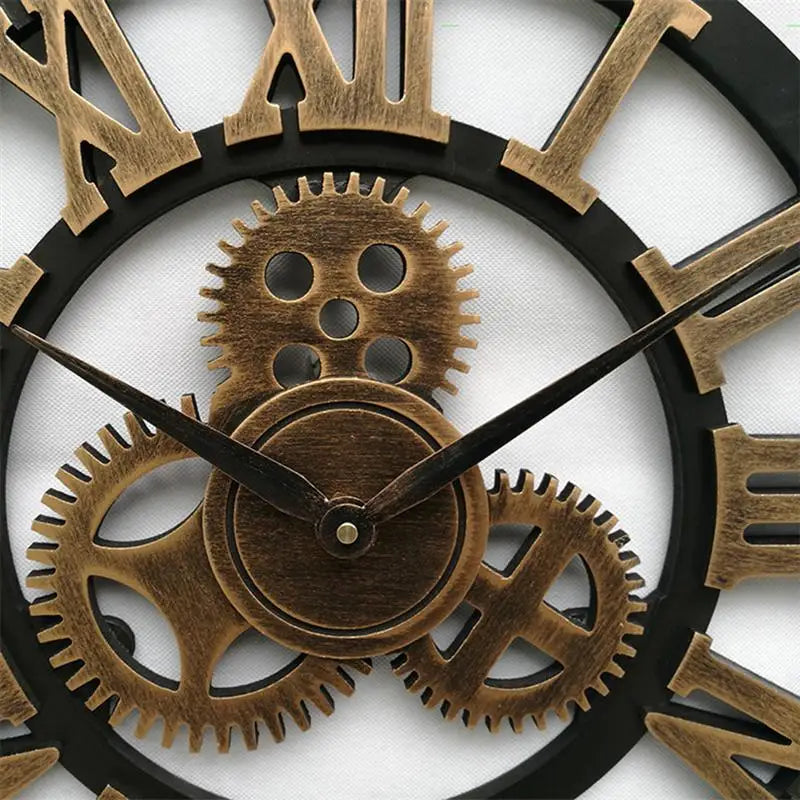 horloge murale rétro créative style décoratif tendance - vue 8 sur 8
