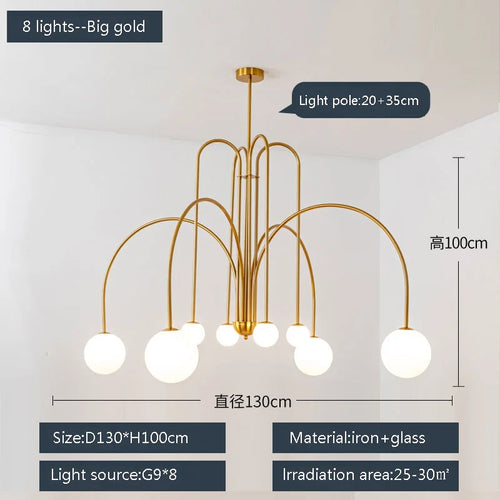 suspension moderne design postmoderne pour intérieur élégant - vue 11 sur 21