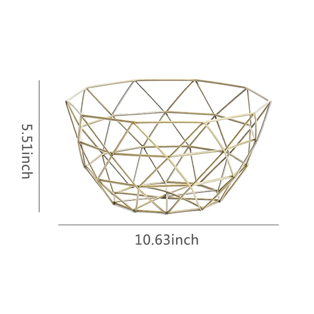 bols de rangement modernes en métal pour collations et fruits - vue 16 sur 17