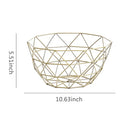 bols de rangement modernes en métal pour collations et fruits