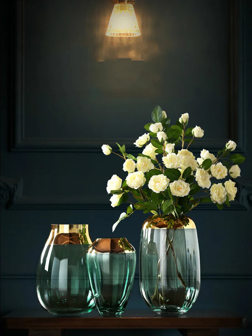 vase en verre créatif pour arrangements floraux modernes artisanaux - vue 6 sur 11
