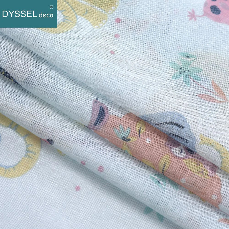 Rideau chambre enfant tulle animaux style européen