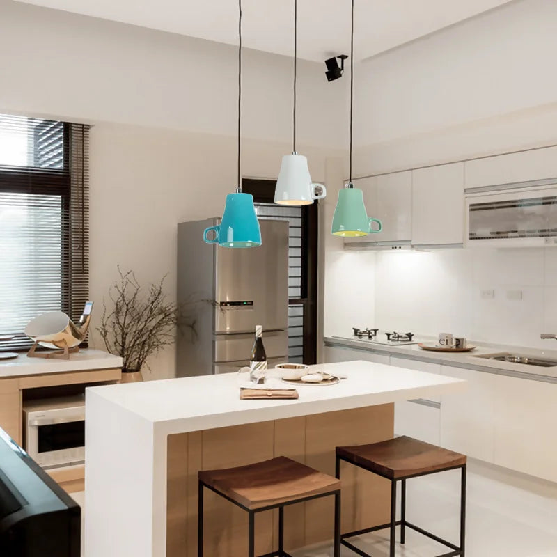 lampe suspension céramique moderne led - vue 5 sur 28