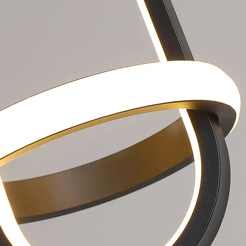 Suspension LED nordique minimaliste Art design