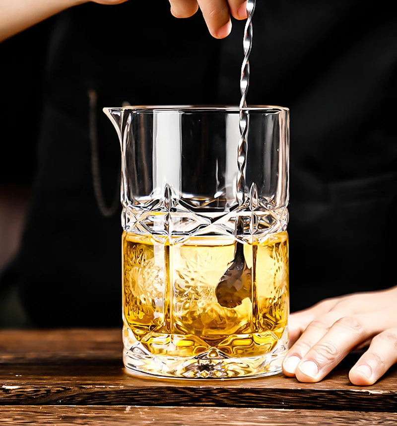 Verre cocktail clouté 700 ml style texturé - vue 5 sur 7