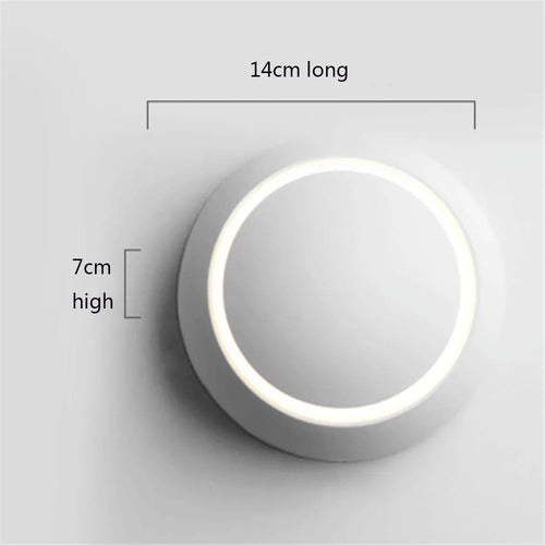 applique murale ronde rotative à led pour intérieur moderne - vue 7 sur 6