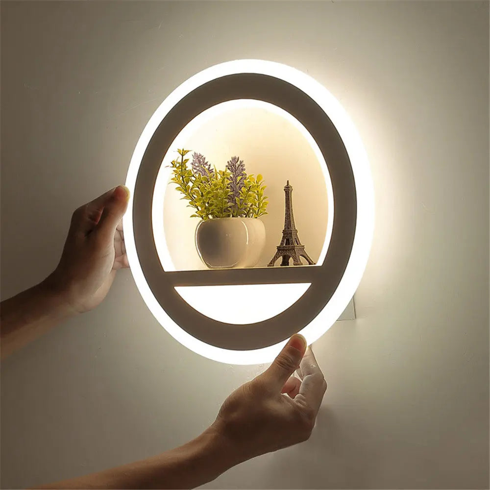 applique murale led moderne style nordique décoration créative - vue 5 sur 7
