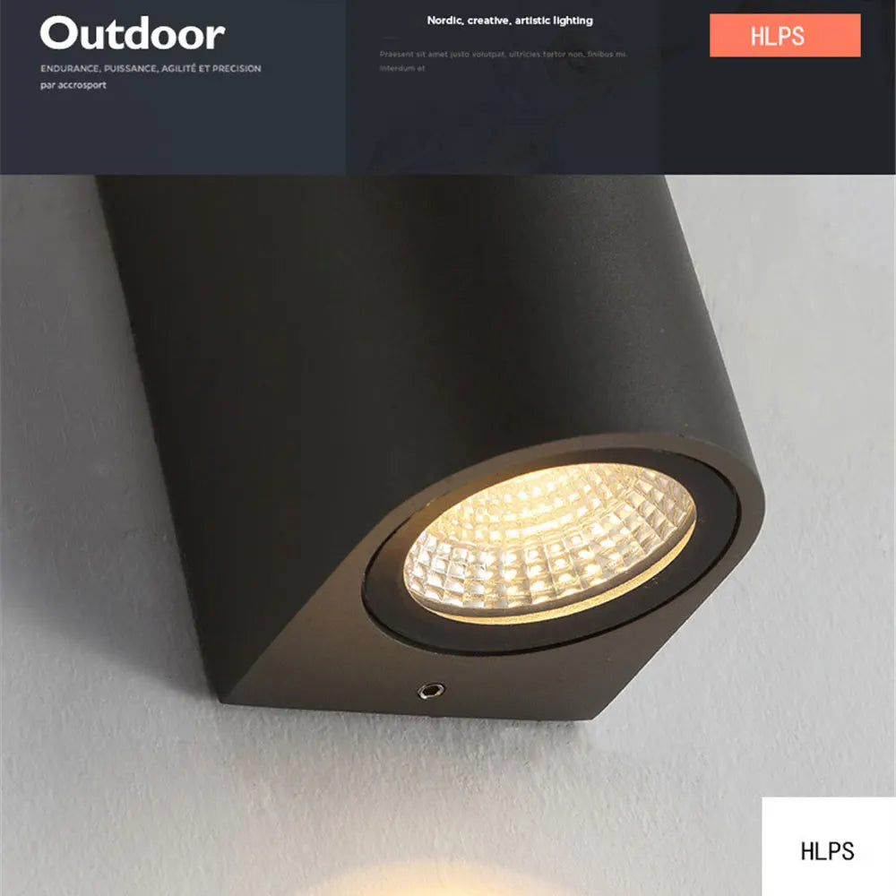 applique murale extérieure étanche à led pour jardin et terrasse - vue 5 sur 8