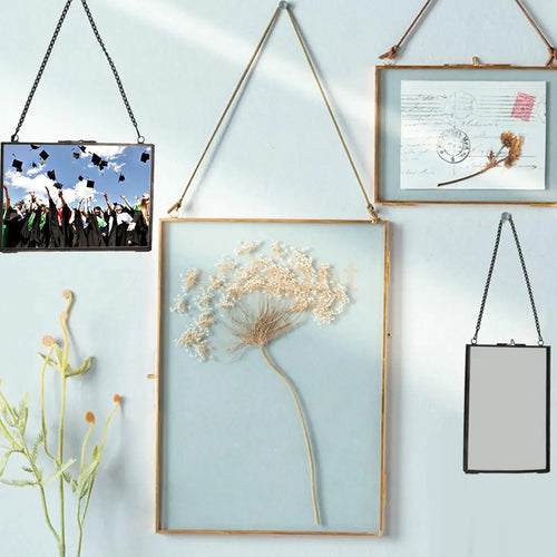 cadre photo double face style industriel pour plantes et portraits - vue 11 sur 16