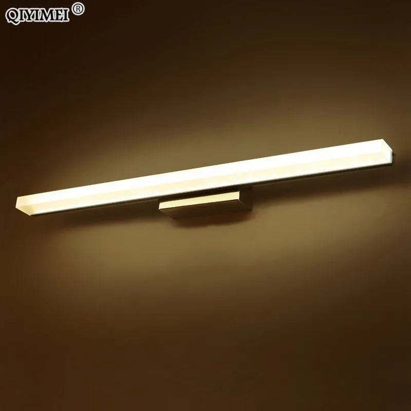 "applique murale led moderne en acier inoxydable"