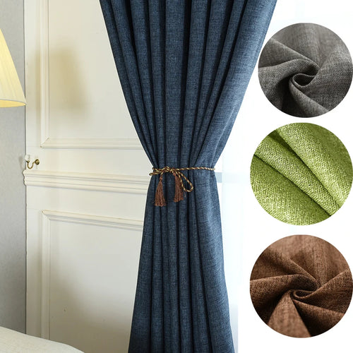 Rideau occultant moderne luxe grande hauteur salon chambre