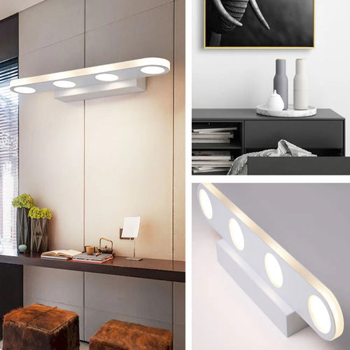 Applique murale LED lampe miroir avant lumière 10W 15W Simple moderne salle de bain maquillage toilette chambre blanc chaud lumière du jour AC110V AC220V - vue 7 sur 6
