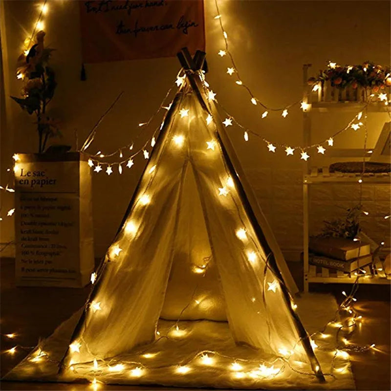 guirlande lumineuse led pour sapin et décorations de fête - vue 3 sur 6