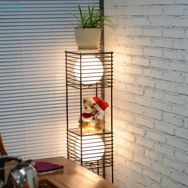 Lampadaire créatives modernes nordiques pour étude salon chambre - vue 3 sur 9