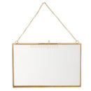 cadre photo double face style industriel pour plantes et portraits