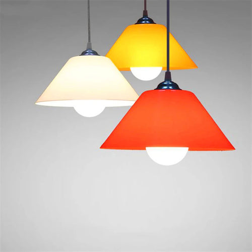 Nordique PVC suspension LED lumière abat-jour en plastique salle à manger lampe suspendue lampes suspendues Luminaire Suspendu Luminaire Suspendu - vue 3 sur 15
