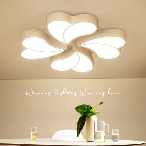 plafonnier led ultra fin moderne avec télécommande créative et personnelle - vue 6 sur 6
