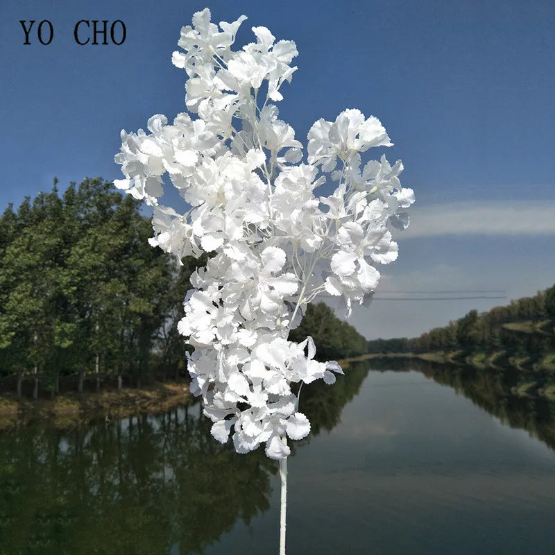 fleurs artificielles hortensia gypsophile pour décoration mariage - vue 4 sur 15